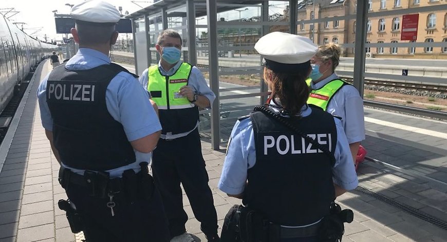 SICHER REISEN: DB SETZT BUNDESWEITE MASKEN-KONTROLLEN FORT